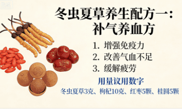 冬蟲夏草搭配