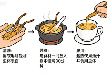 冬蟲夏草怎麼吃