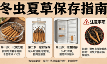 冬虫夏草如何保存