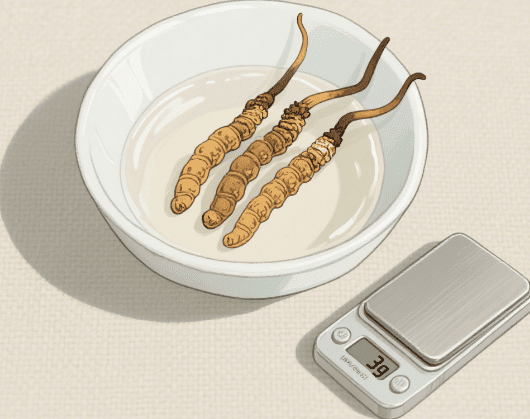 冬蟲夏草每日服用量是多少