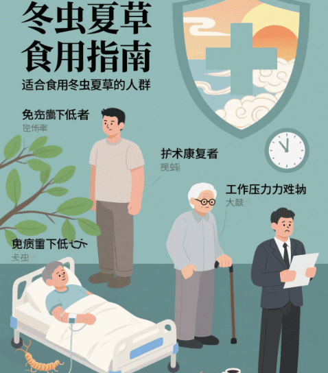 冬蟲夏草適合哪些人吃？