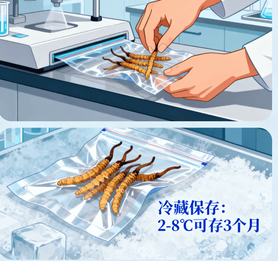 冬蟲夏草保存方法與保存期限