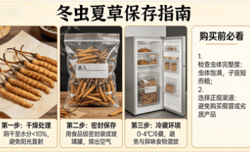 冬蟲夏草如何保存
